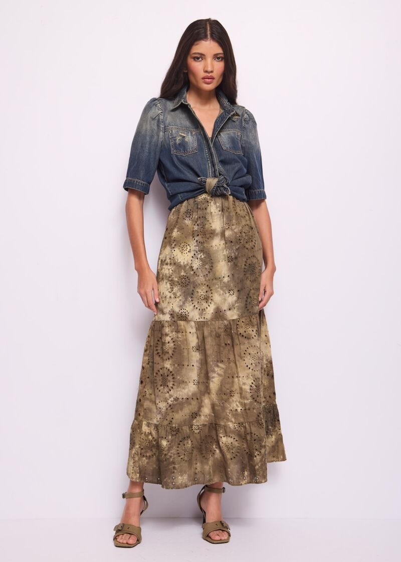 Camicia in denim di cotone used