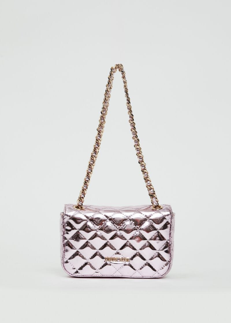 Borsa crossbody laminata