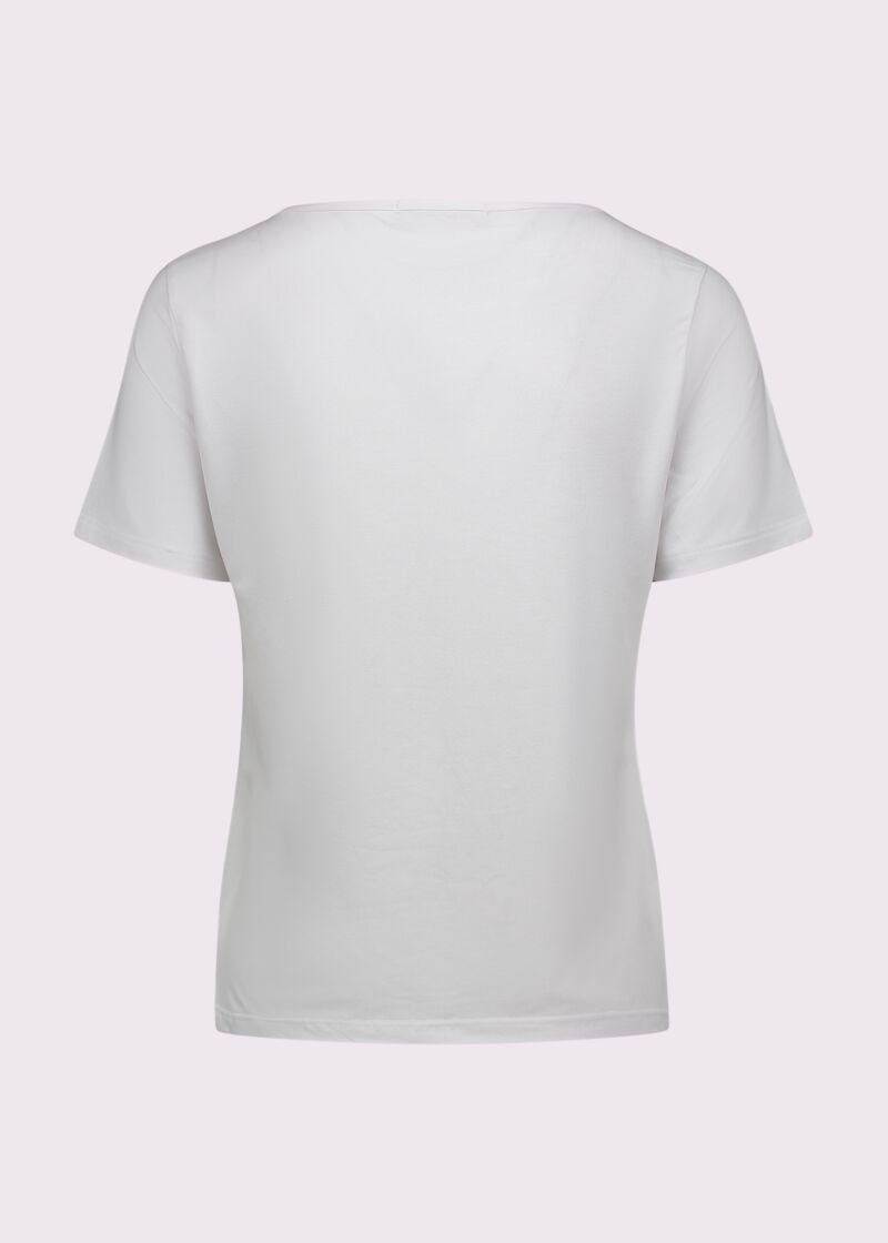 T-shirt bianca con stampa