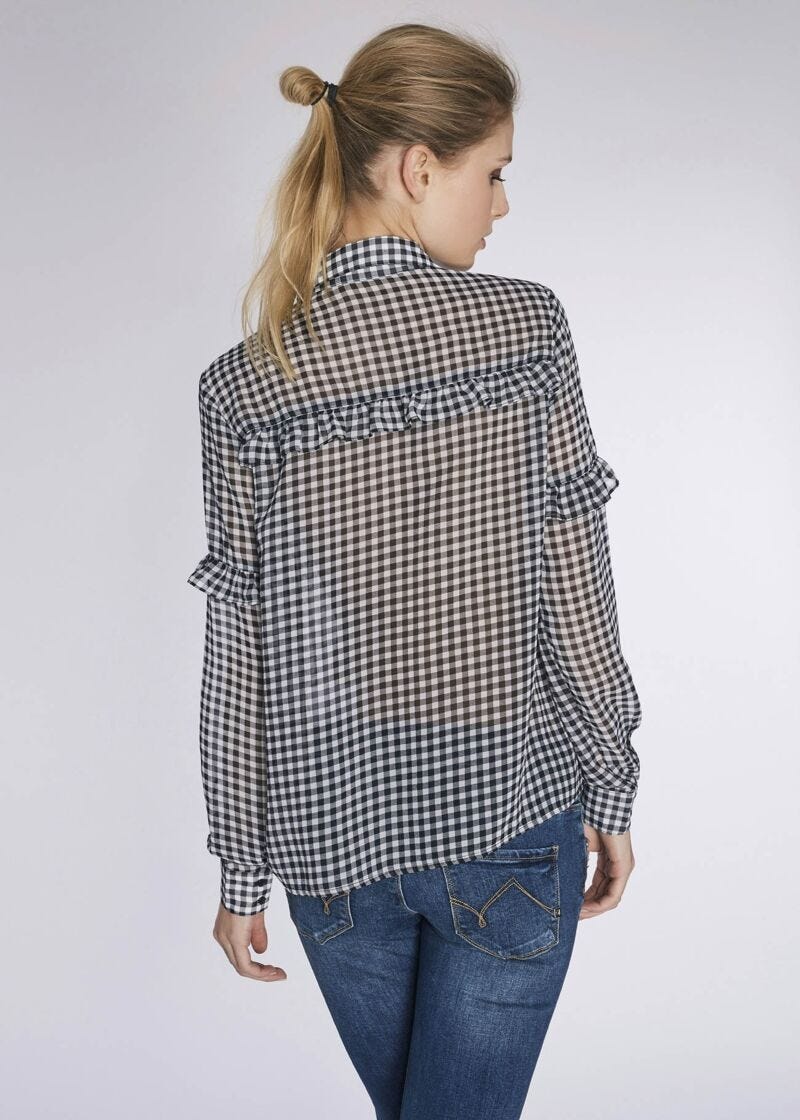 CAMICIA M LUNGA CON PATCH