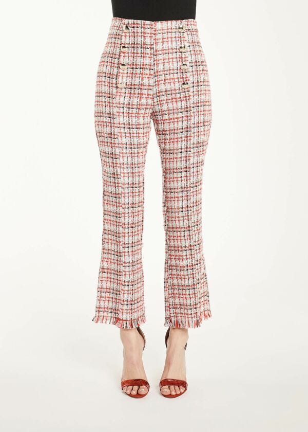 Pantaloni in boucl&eacute; Denny Rose