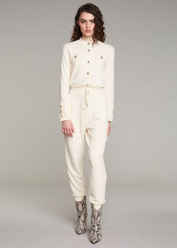 Trousers White Denny Rose