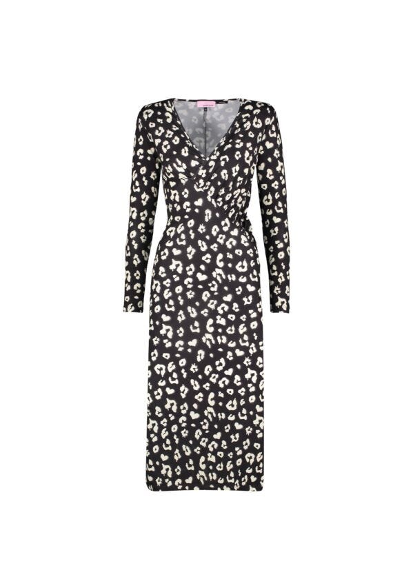 Animal-print jersey dress Denny Rose