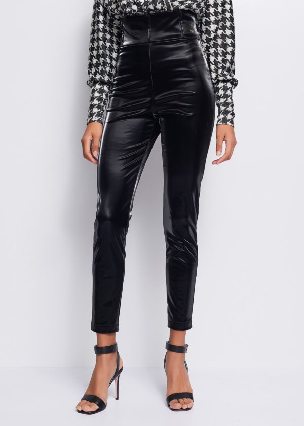 Faux-leather trousers Denny Rose