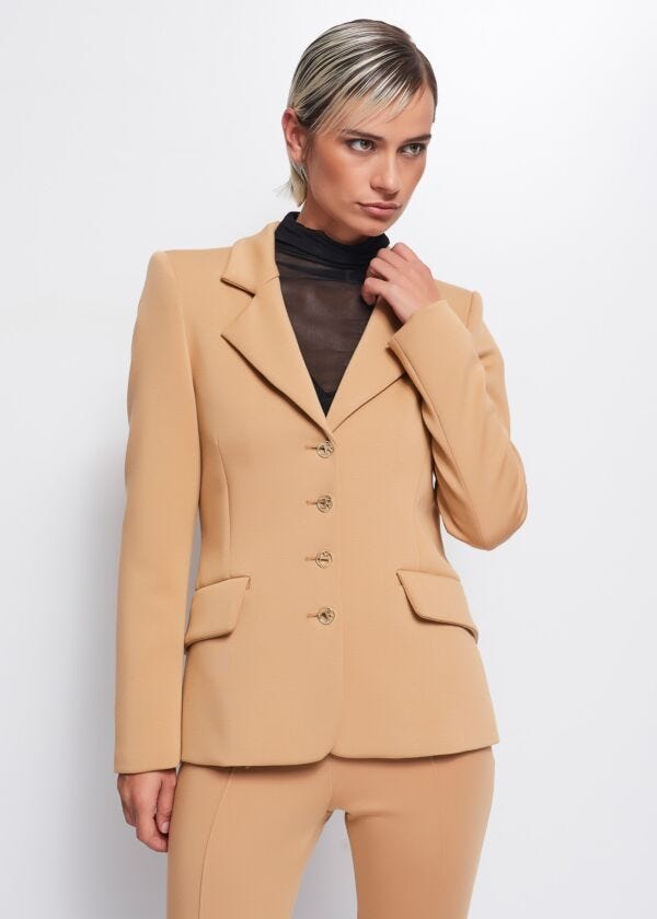 Blazer in scuba stretch Denny Rose