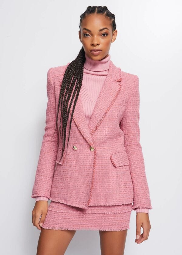 Blazer in misto cotone e lana Denny Rose