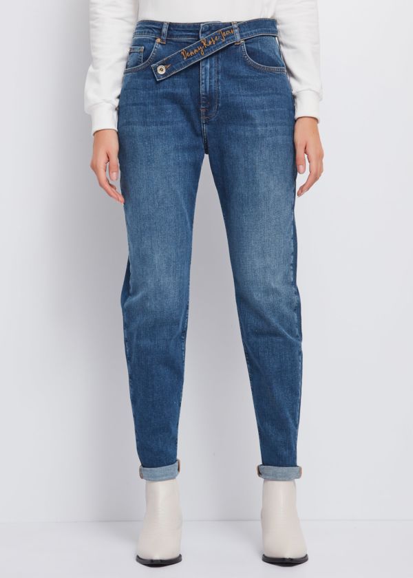 DAMEN Jeans Wide leg jeans Stickerei Blau XS Denny Rose Wide leg jeans Rabatt 96 % 