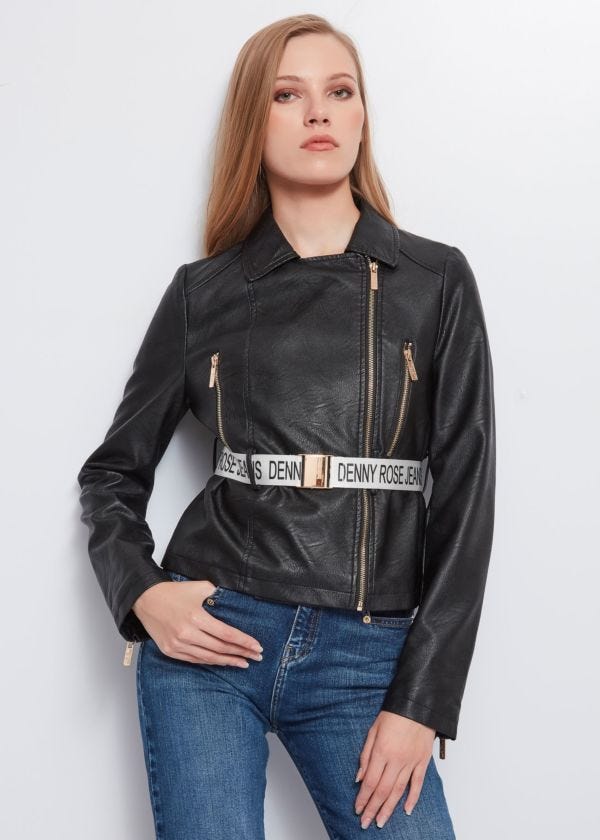 Faux-leather jacket Denny Rose Jeans