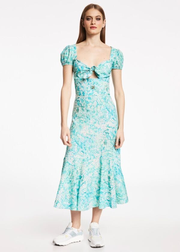 Viscose and cotton dress Denny Rose