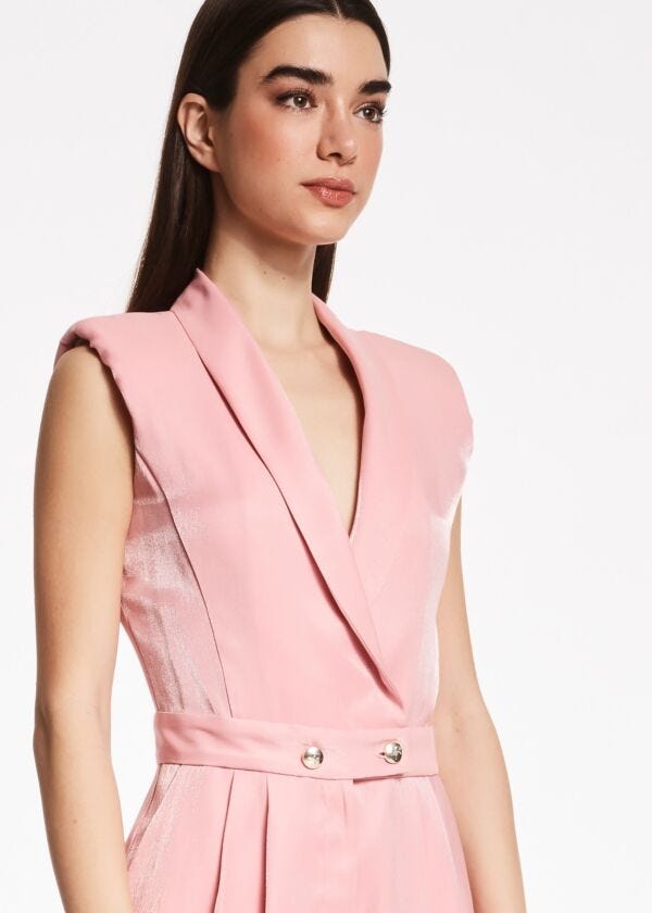 Viscose-blend jumpsuit
