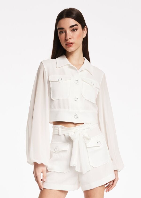 Blusa con bottoni Denny Rose