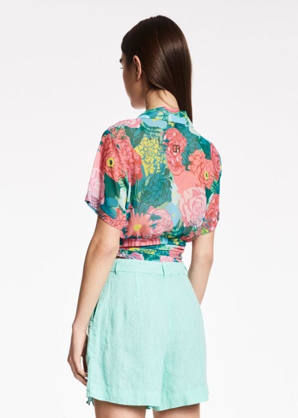 Blusa in georgette