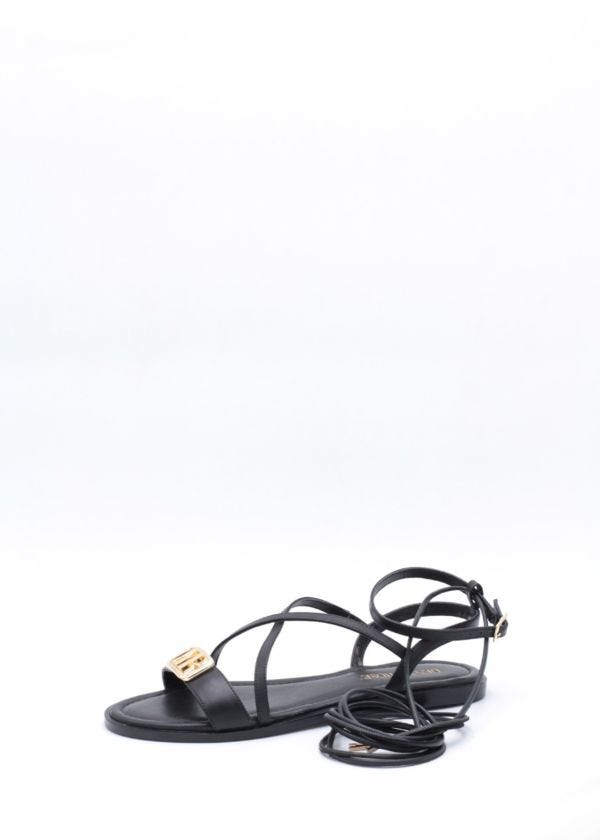 Flat leather sandals Denny Rose Calzature