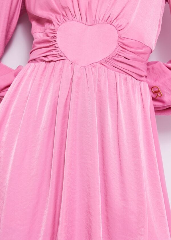 Fluid fabric dress