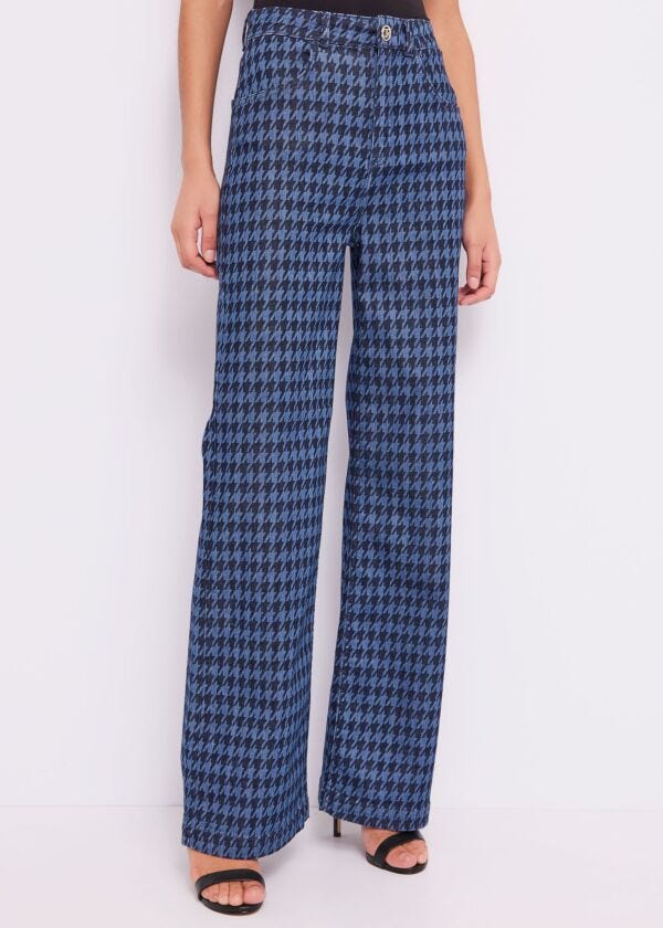 Houndstooth jeans Denny Rose