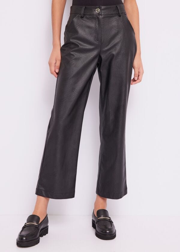 Faux-leather trousers Denny Rose