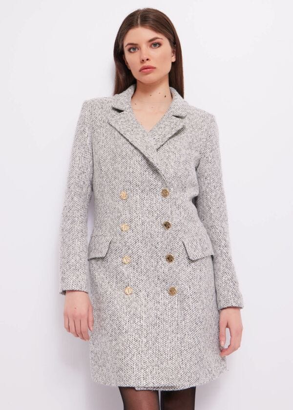 Cappotto con paillettes Denny Rose