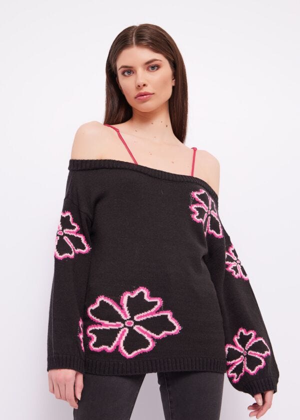 Maglia con fiori Denny Rose