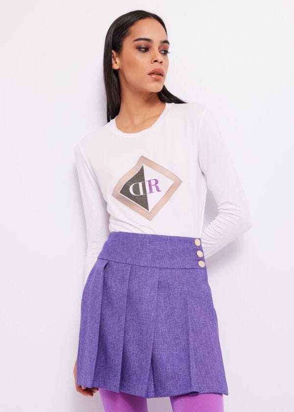 T-shirt con logo Denny Rose