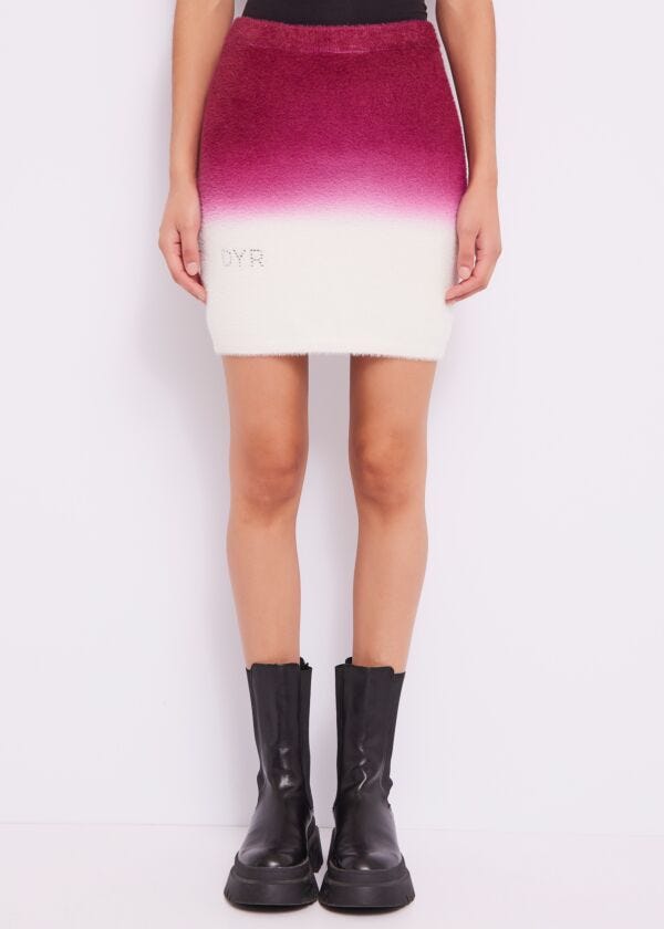 Gradient-effect miniskirt Denny Rose