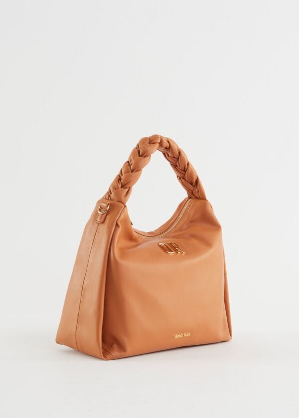 Borsa top handle in similpelle