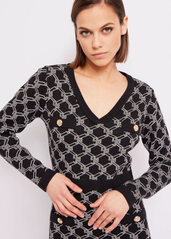 Abito jacquard