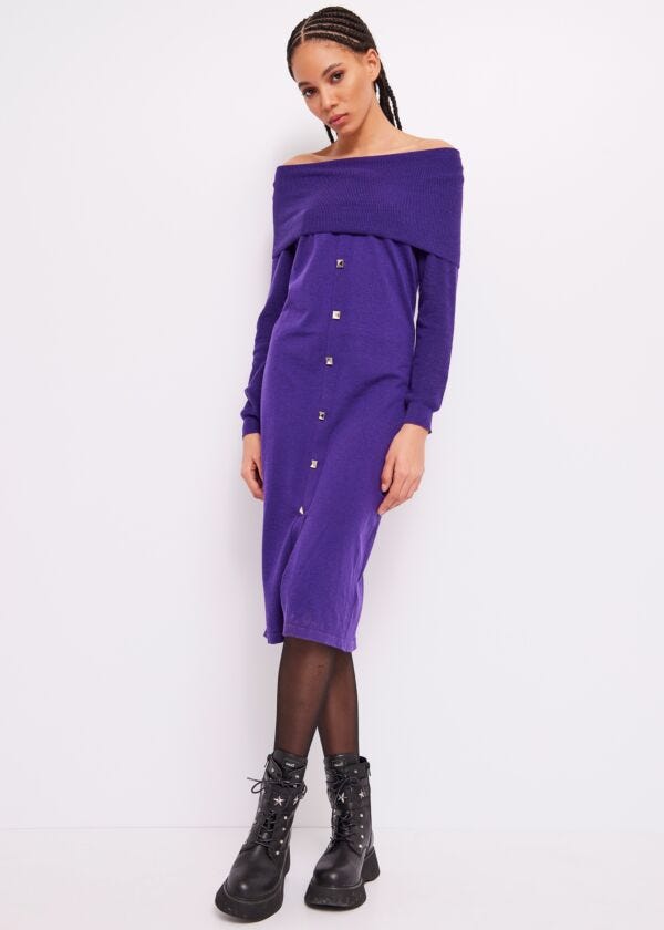 Wool-blend dress Denny Rose Jeans