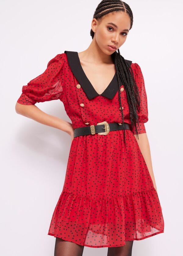 Vestito a pois Denny Rose Jeans