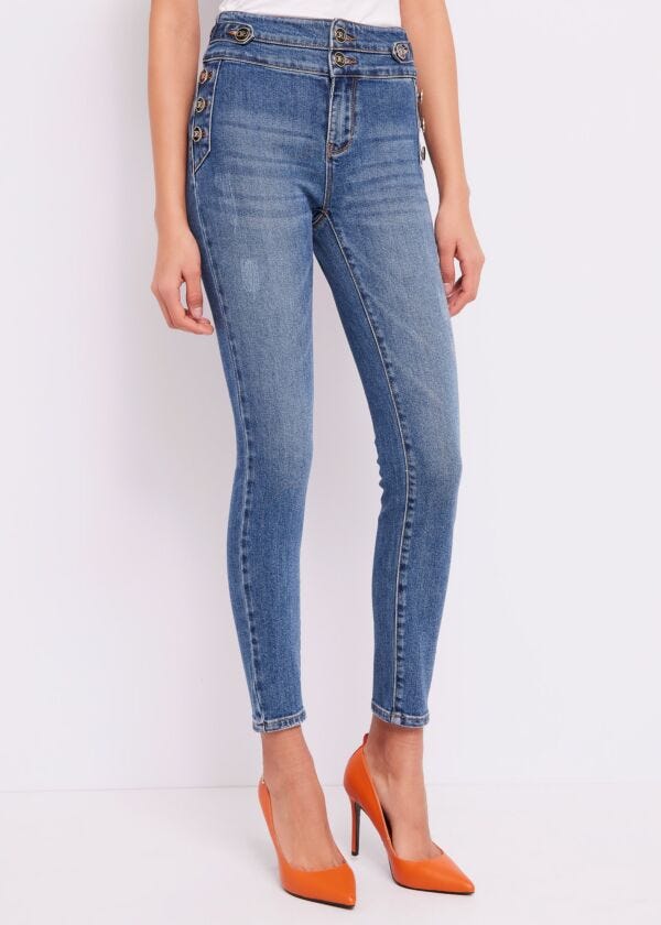 Jeggings con bottoni Denny Rose Jeans