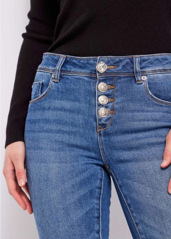 Cropped skinny jeans
