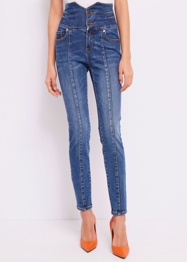 High-waist skinny jeans Denny Rose Jeans