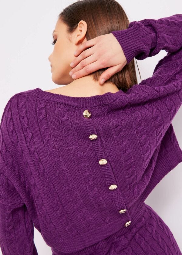 Maglia a trecce Denny Rose Jeans