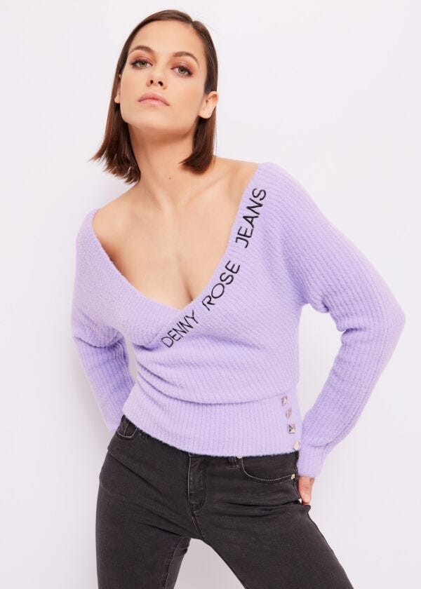 Jumper with embroidered logo Denny Rose Jeans