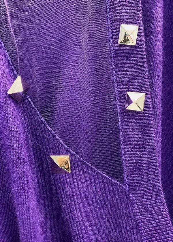 Cardigan in misto lana e cachemire