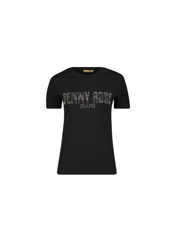 T-shirt with logo and rhinestones Denny Rose Jeans