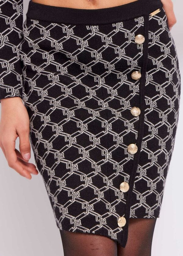 Jacquard skirt