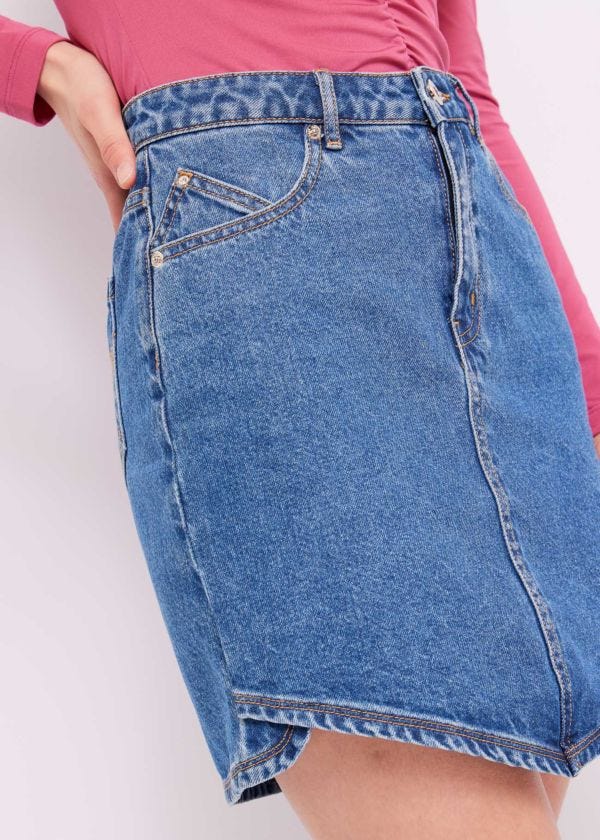 Minigonna jeans