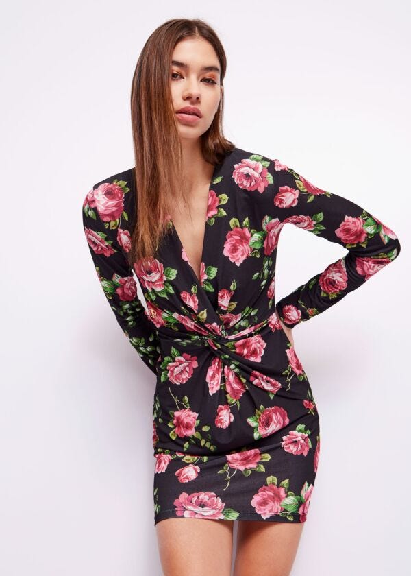 Abito con stampa floreale Denny Rose