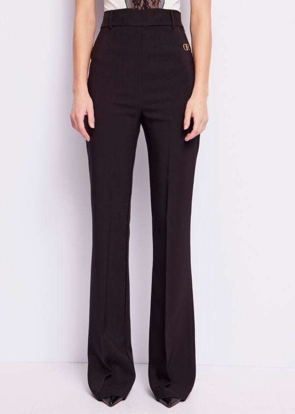 Pantaloni stretch con piega Denny Rose