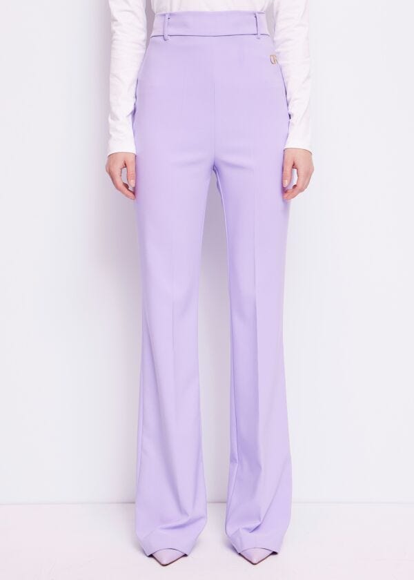 Pantaloni stretch con piega Denny Rose