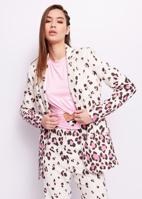 Blazer animalier Denny Rose