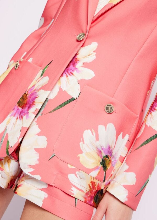 Blazer con stampa floreale Denny Rose