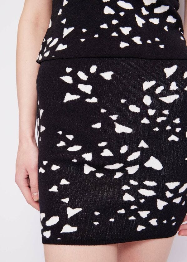 Jacquard skirt