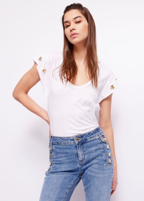 Cotton T-shirt Denny Rose