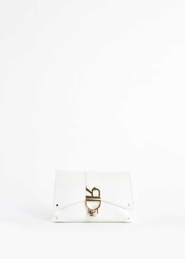 Eco-leather crossbody bag with logo Denny Rose Borse
