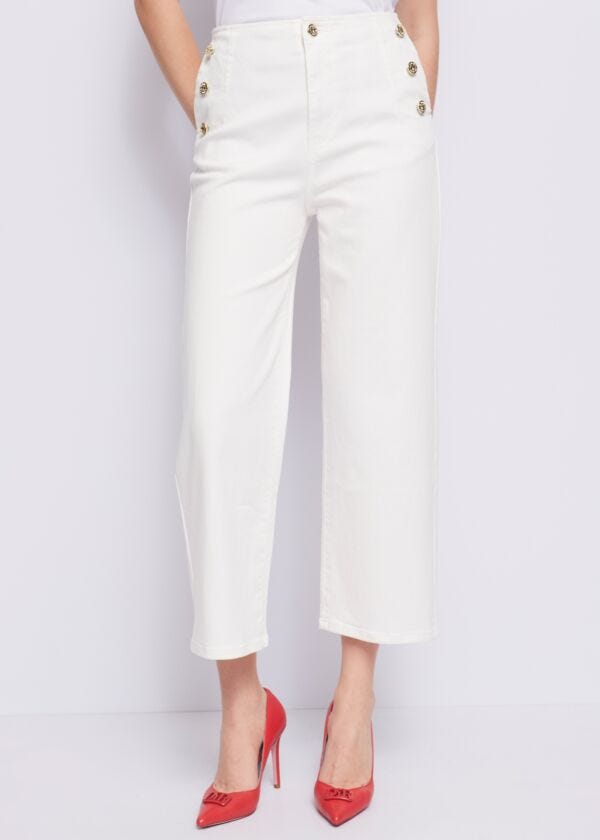 Cropped wide-leg jeans Denny Rose Jeans