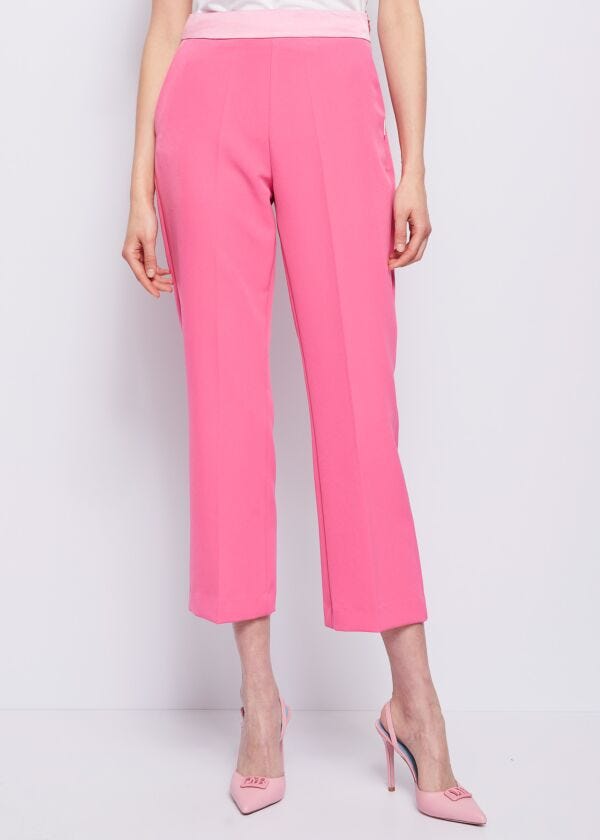 Cropped flared trousers Denny Rose Jeans