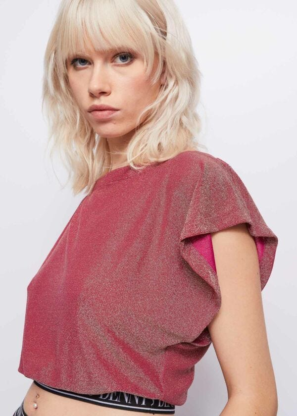T-shirt lurex
