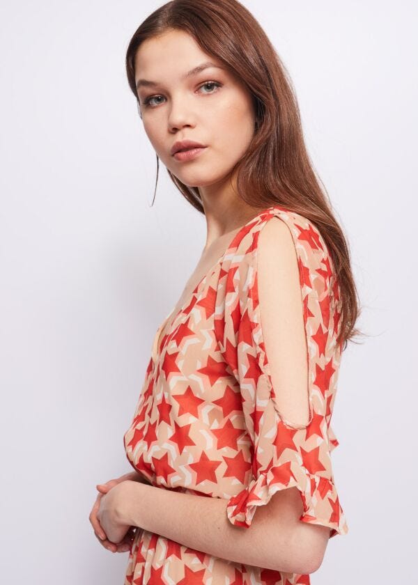 Dress with stars