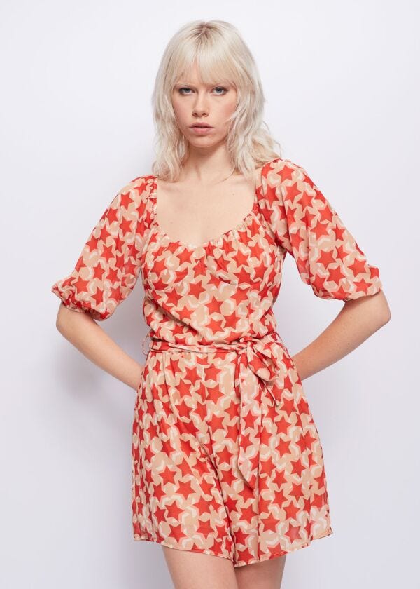 Jumpsuit with stars Denny Rose Jeans
